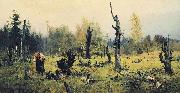 Vasily Polenov Burnt Forest china oil painting artist